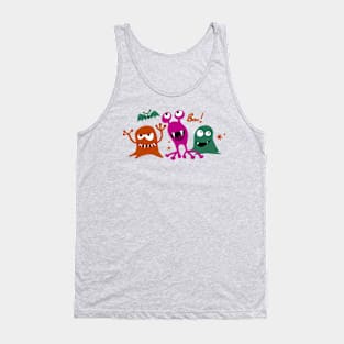 Oh so spooky monsters Tank Top